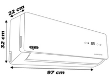 Cargar imagen en el visor de la galería, Aire acondicionado tipo mini split inverter solo frio Frikko 1.5 Ton 220v